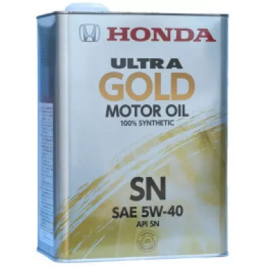 HONDA Ultra Gold-SN 5W-40, 4л