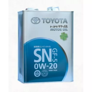 TOYOTA ENGINE OIL 0W-20, 4л