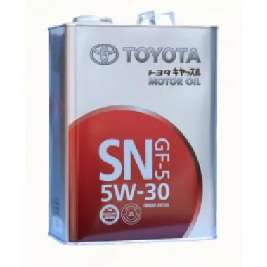 TOYOTA ENGINE OIL 5W-30, 4л