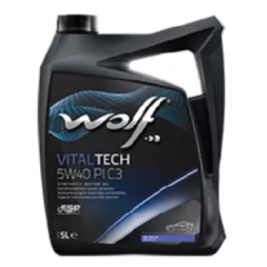 WOLF VitalTech 5W-40 PI C3 5 л