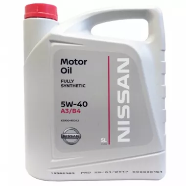 NISSAN Motor Oil 5W-40, 5л