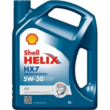 SHELL 5W30 HELIX HX7 PROFESSIONAL AV/5