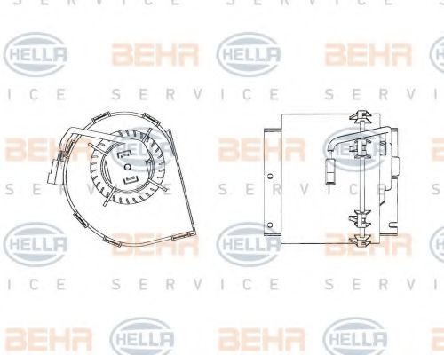 BEHR HELLA SERVICE 8EW 009 158-511