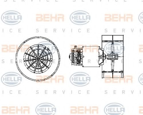 BEHR HELLA SERVICE 8EW 009 158-631