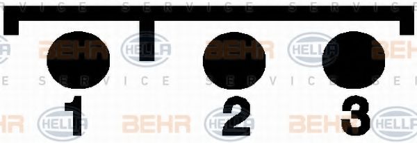 BEHR HELLA SERVICE 8FK 351 175-521