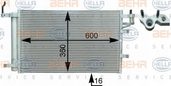 BEHR HELLA SERVICE 8FC 351 303-081