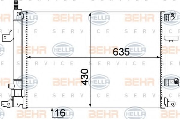 BEHR HELLA SERVICE 8FC 351 304-451