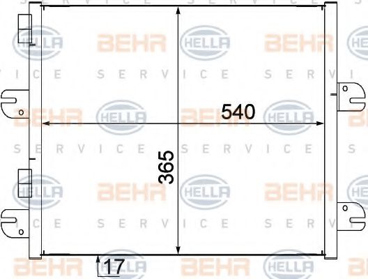 BEHR HELLA SERVICE 8FC 351 309-071