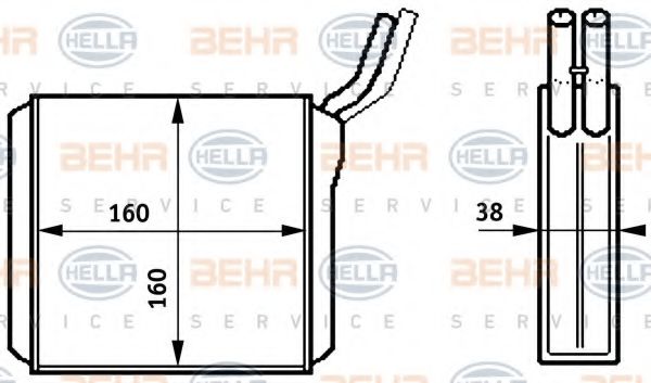 BEHR HELLA SERVICE 8FH 351 313-261