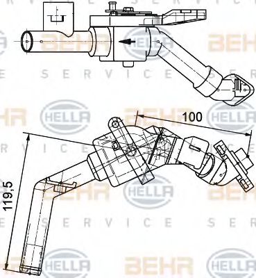 BEHR HELLA SERVICE 9XL 351 328-161