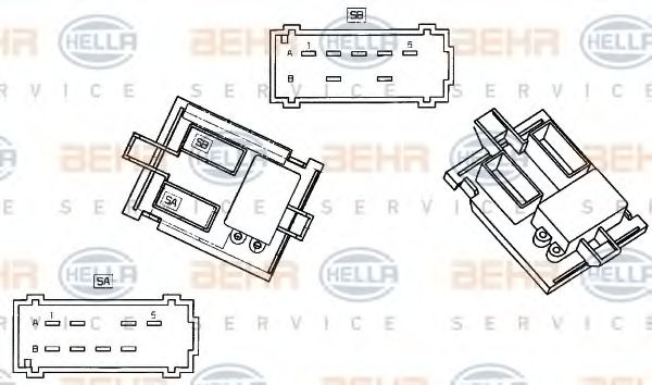 BEHR HELLA SERVICE 9ML 351 332-291