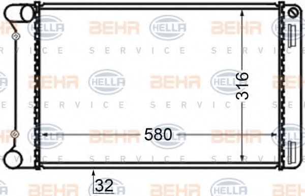 BEHR HELLA SERVICE 8MK 376 704-641