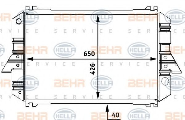 BEHR HELLA SERVICE 8MK 376 706-611