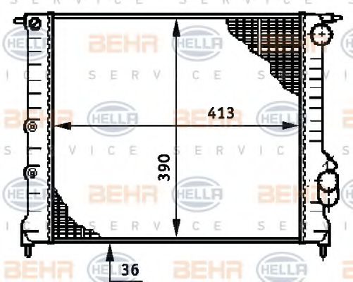 BEHR HELLA SERVICE 8MK 376 708-611