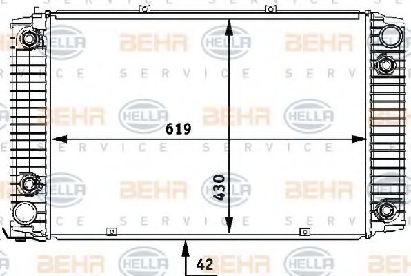 BEHR HELLA SERVICE 8MK 376 710-721