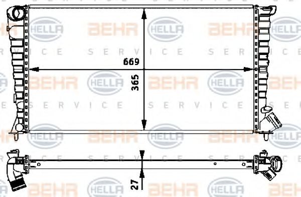 BEHR HELLA SERVICE 8MK 376 717-601