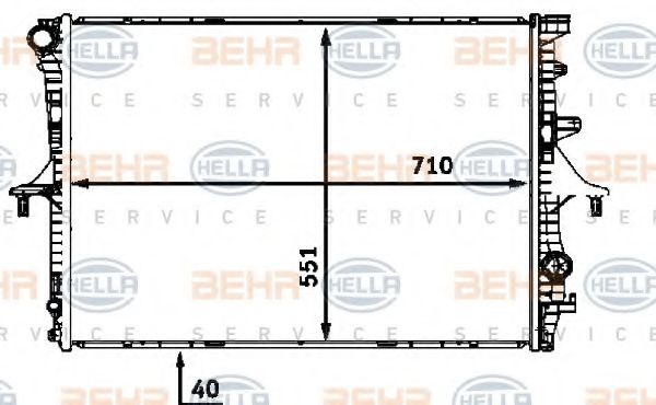 BEHR HELLA SERVICE 8MK 376 718-791