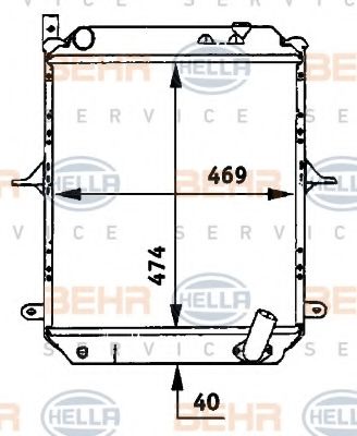 BEHR HELLA SERVICE 8MK 376 722-131