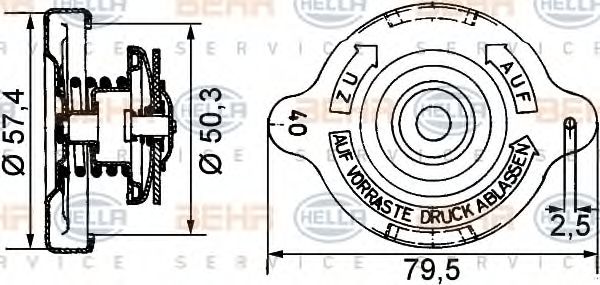 BEHR HELLA SERVICE 8MY 376 742-161