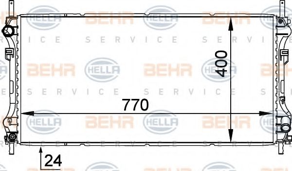 BEHR HELLA SERVICE 8MK 376 755-321