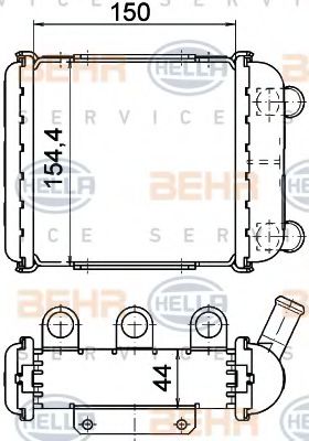 BEHR HELLA SERVICE 8MK 376 765-231