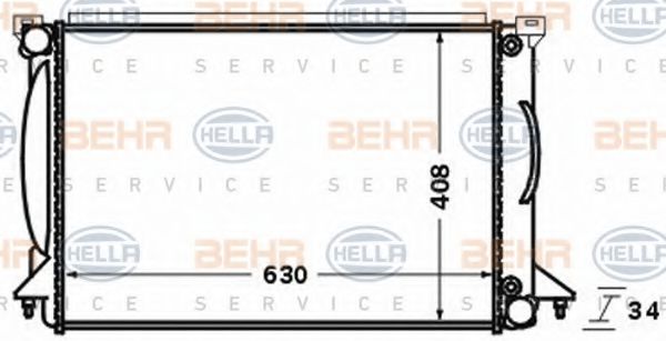 BEHR HELLA SERVICE 8MK 376 766-341