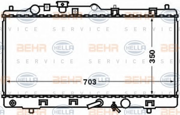 BEHR HELLA SERVICE 8MK 376 769-631