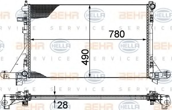BEHR HELLA SERVICE 8MK 376 787-421