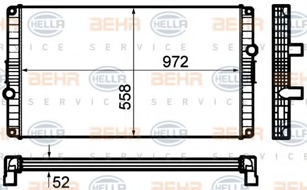 BEHR HELLA SERVICE 8MK 376 792-231
