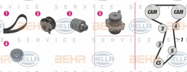 BEHR HELLA SERVICE 8MP 376 814-841