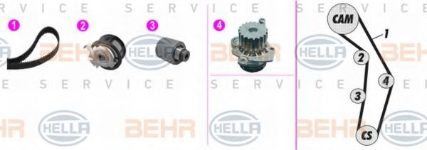 BEHR HELLA SERVICE 8MP 376 818-871