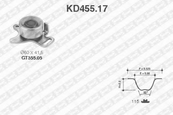 SNR KD455.17