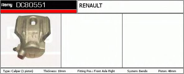 DELCO REMY DC80550