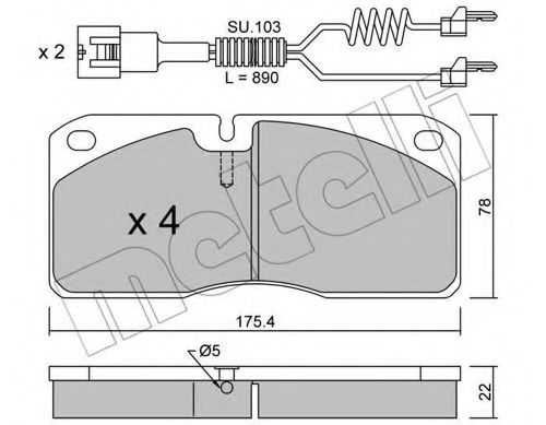 METELLI 22-0269-3K