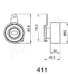 JAPANPARTS BE-411