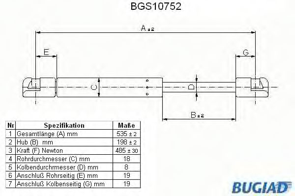 BUGIAD BGS10752