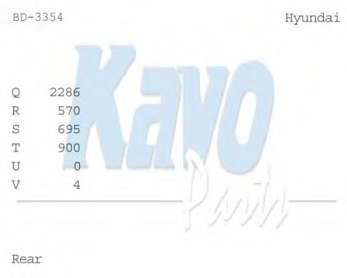 KAVO PARTS BD-3354