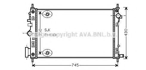 AVA QUALITY COOLING OLA2470