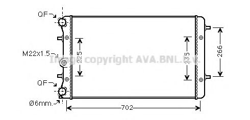 AVA QUALITY COOLING VW2174