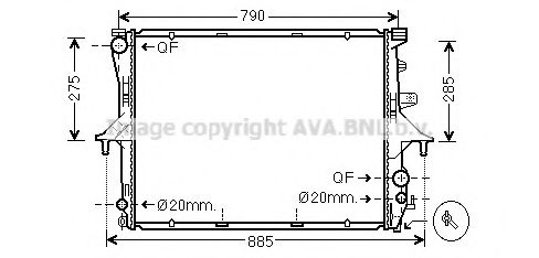 AVA QUALITY COOLING VW2198