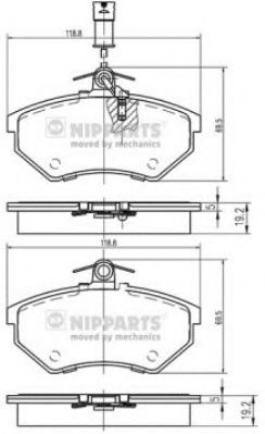 NIPPARTS N3600800