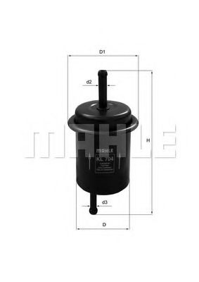 MAHLE ORIGINAL KL 704