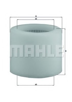 MAHLE ORIGINAL LX 123