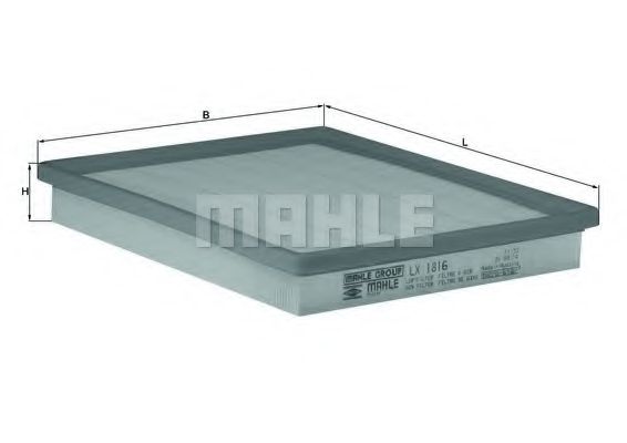 MAHLE ORIGINAL LX 1816