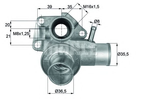 MAHLE ORIGINAL TI 185 80D