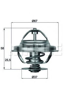 MAHLE ORIGINAL TX 21 80D