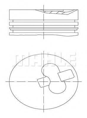 MAHLE ORIGINAL 607 44 02
