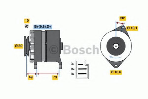 BOSCH 0 986 030 120