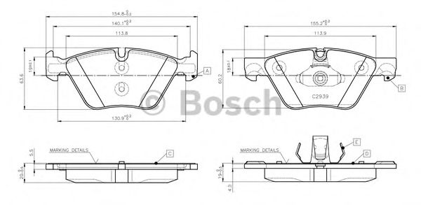 BOSCH 0 986 TB3 138