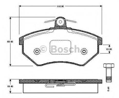 BOSCH 0 986 TB2 505